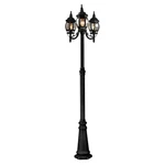Artcraft Lighting AC8099 Black Classico 3-BULB Line Voltage Post. Fixed Price $682.84.
