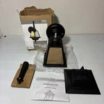 Hampton Bay Outdoor Sconce Lantern Glass Clear/black 1-LIGHT 100W Kb 5004. Fixed Price $14.69.