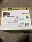 Home Decorators Collection Franklin 1-LIGHT Wired Sconce Distressed White New. Fixed Price $39.59.
