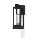 Livex Delancey 1 Light Post Top Lantern, Black 20994-04. Fixed Price $689.96.