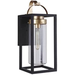 Craftmade ZA4814-MNSB Neo Outdoor Wall Light Midnight / Satin Brass. Fixed Price $123.20.