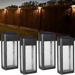 Goodfoever 4 Pack Solar Fence Lights Post Accent Light/wall For O.... Fixed Price $60.60.