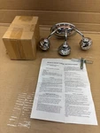 Volume V1623-3 Chrome Bathroom Vanity Light Fixture Indoor Wall Mount. Fixed Price $38.96.