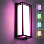 Iyogaled Smart Wall Sconces 1PACK Rgb Color Changing Outdoor Light. Fixed Price $126.27.
