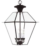 Livex Lighting 2387 Bronze Westover Outdoor Pendant With 4-LIGHTS. Fixed Price $939.96.