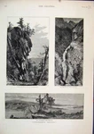Original Old Antique Print 1881 America Titan Pier Mount Holyoke Elk Lake Rocky. Fixed Price $25.56.