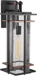 Minka San Marcos 18 1/4" High Black & Copper Outdoor Wall Light. Fixed Price $338.16.