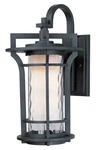 Maxim 30485 Black Oakville 18"H 1-LIGHT Wall Sconce With Water Glass. Fixed Price $223.20.