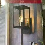 Home Decorators Collection 1-LIGHT 24 In. Bronze Outdoor Wall Lantern Sconce. Fixed Price $35.00.