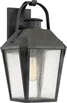 Quoizel One Light Outdoor Wall Lantern CRG8406MB, Small, Mottled Black. Fixed Price $120.00.
