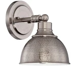 Craftmade 35901-AN, Timarron Wall Sconce Lighting, Light, Antique Nickel. Fixed Price $53.35.