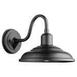 Textured Black One Light Wall Mount From The Extended Hood Lanterns Collection. Fixed Price $132.00.