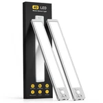 Mcgor 10INCH Under Cabinet Lighting 2 Pack Rechargeable Motion Sensor. Fixed Price $34.35.