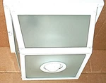 Heath Zenith SL-4305-WH Light 9-11/32"W Outdoor Flush Mount #9168. Fixed Price $47.77.