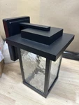 Lnc FUNQIBHD1321SF6 Black Modern Farmhouse Outdoor Wall Lantern Sconce A03321S. Fixed Price $29.88.