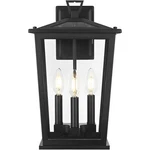 Elegant Lighting OD333W16BK Berks Inch Black Outdoor Wall Sconce. Fixed Price $140.00.