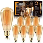 8-PACK Edison Bulbs,antique Vintage Style,incandescent Count (pack Of 1). Fixed Price $35.93.