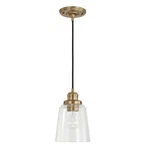Capital Lighting Fallon 6" Glass Down Brass Antique 1-LIGHT. Fixed Price $124.00.