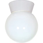 Nuvo Lighting 1 8" Utility, Ceiling Mount W/ White Glass, SF77-532. Fixed Price $29.99.