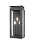 Z-lite 5018M Nova 3 Light 21" Tall Outdoor Wall Sconce Black. Fixed Price $334.00.