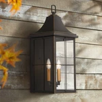Sunderland Rustic Outdoor Wall Fixture Black Gold 4-LIGHT 24 3/4" Exterior. Fixed Price $279.99.
