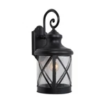 Yosemite Home Decor 1-LIGHT Exterior Wall Lantern Sconce Black Finish Size. Fixed Price $84.10.