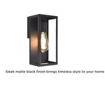 Lutec 1-LIGHT Hardwired Outdoor Wall Sconce. Fixed Price $22.85.