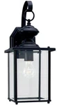 Sea Gull Jamestowne Light 17 Inch Outdoor Wall Lantern, Black, 8458-12. Fixed Price $65.97.