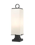 Z-lite 593PHBS-SQPM Sana Light 28" Tall Outdoor Pier Mount Post Black. Fixed Price $356.90.