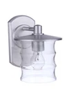 Craftmade ZA3604 Canon 6"W Outdoor Wall Sconce - Silver. Fixed Price $46.80.