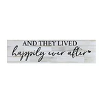 Wooden Family Home Signs Plaque Housewarming Gifts 10X40 - Happily Ever After. Fixed Price $69.99.