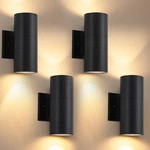 Easyusahome 4 Pack Outdoor Sconce Lights For House Modern Exterior Wall. Fixed Price $147.86.