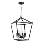 Faymart Lighting 6LIGHT Matte Black Pendant Ceiling Mount Fixture. Fixed Price $89.76.