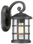 Quoizel Crusade 11" High Earth Black Outdoor Wall Light. Fixed Price $139.99.