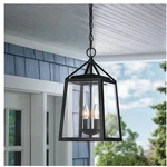 Home Decorators Outside Lights Blakeley Hanging Pendant Lantern Black 2-39905. Fixed Price $41.18.