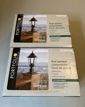 Lot Of 2 Portfolio Outdoor Post Lanterns Matte Black Traditional Light #0398498. Fixed Price $49.99.
