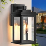 Vianis Dusk To Dawn Outdoor Lights For House, Black Wall Fixture,. Fixed Price $53.55.