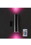 Yasotek Wall Lights OUTDOOR,48W 4800LM Exterior Rgbw Color Changing Up And New. Fixed Price $68.00.
