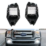 100W Hybrid-beam Led Pods W/foglight Location Bracket/wiring For 11-16 F250 F350. Fixed Price $270.09.