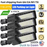 300W Led Parking Lot Light 39000LM 5000K Adjustable Slip Fit Mount Security Lamp. Fixed Price $359.01.