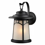 Hardware House Rounded Coach Lantern W/textured Black Finish And Frosted Glass. Fixed Price $49.99.