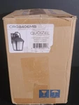Quoizel CRG8406MB Carriage Outdoor Wall Lantern Light Mottled Black Finish. Fixed Price $160.00.