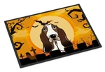 Caroline's Treasures Halloween Basset Hound Doormat 18X27 Indoor/outdoor. Fixed Price $77.77.