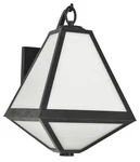 Crystorama Glacier 2-LIGHT 17" Outdoor Wall In Black Charcoal. Fixed Price $398.00.