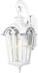 Emliviar 1-LIGHT 28.7" Wall Sconce Water Grain Glass Farmhouse Lamp WE215BL Ob. Fixed Price $89.99.