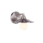 Craftmade Transitional Isaac Light Wall Sconce, Nickel - 12508BNK1. Fixed Price $44.99.