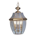 Livex Lighting 2355-01 Monterey Outdoor Pendant Chandeller Antique Brass. Fixed Price $439.96.