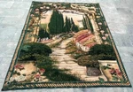 Vintage French Tapestry Amazing Pictorial Wall Decor 5X6 Ft Free Ship. Fixed Price $450.00.