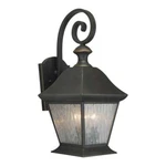 Forte Lighting Brass Outdoor Wall Lantern Royal Bronze 1046-03-14. Fixed Price $154.00.