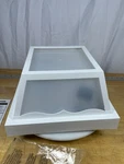 Progress Lighting Square Flush Mount Ceiling White 2-LIGHT 60W 10". Fixed Price $26.95.